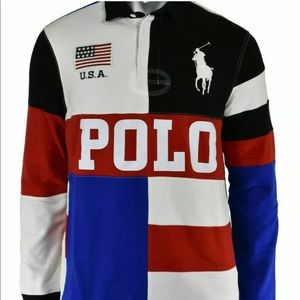 Ralph Lauren Limited Edition USA Flag Rugby Shirt